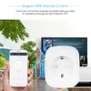 Mini Smart WiFi-uttag EU-kontakt med TIMER Home Switch App Fjärrkontroll för Android / IOS-telefoner Röstkontroll Effektuttag