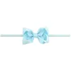 Dziewczyny Mini Bow Doping Kępa Opaski 3 cale Wrap Enastyczne Hairband Hairband Baby Toddler Fotografia Rekwizyty Akcesoria Boutique