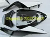 Motorradverkleidungsset für KAWASAKI Ninja ZX10R 08 09 ZX 10R 2008 2009 ABS Weiß glänzend schwarz Verkleidungsset + 7 Geschenke KQ05