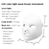 Portable Health Beauty 7 Colors Lights LED Photon PDT Facial Mask Face Skin Care Rejuvenation Therapy Device