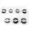 7 Pairs Mixed False eyelashes for a week everyday 3D water mink hair eyelash with tweezers set free ship 30