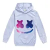 Marshmello DJ Mask Kids Long Sleeve Hoodies Boy/Girl Tops Teen Kids Sweatshirt Jacket Hooded Coat Cotton Clothing