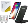 Caricabatterie wireless a 2 bobine per iPhone 11 XS max 8 Plus Supporto per ricarica rapida wireless Qi per Samsung Note 9 S9 Tutti gli smartphone abilitati Qi