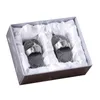 Baby First Tooth and Curl KeepSake Box mignon Foot Slipper Shape Party Favors Zinc Alloy New-Born Gift Antique étain Couleur