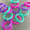 Silicone ring with rhinestone 5mm width Fashion Women Flexible Rubber Silicone Durable Wedding Ring Women's Jewelry Size 4 to 9