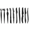 10 stili Nessuno Rasoio per sopracciglia elettrico Set di rimozione dei capelli Lame per sopracciglia Rasoio per kit di trucco Taglio in acciaio inossidabile Strumenti cosmetici 1pc