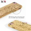 Eco-Friendly Cork Phone Fodral Trä för iPhone 6 7 8 Plus 11 12 Pro XS XR X Max 2021 Partihandel Vattentät Back Cover Shell