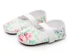 2019 New Hot sale pu leather floral soft sole baby girls princess moccasins mary jane dress shoes first walker shoes