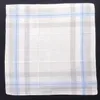 12PCS 40 * 40CM Light Color Cotton Men's Handkerchief Small Square Scarf Refreshing Sweat Absorption