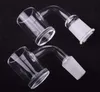 25mm XL Smoke Flat Top Quartz Banger Nail 5mm Thick Bottom 10mm 14mm 18mm Joint 45/90 Degrees For Glass Bongs