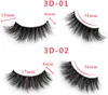 3D Mink Eyelashes Thick Natural Long False Eyelashes High Volume Mink Lashes Soft Dramatic Eye lashes With Box Makeup Tool GGA2638