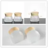 50g Transparent Frosting Glass Cosmetics Container, Cream Jars Lotion Cream Flaskor Snabb leverans F1882