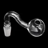 Glasolja brännare med 14 mm 18 mm manliga femla fog tjockt glasrör rökningstillbehör för vattenrör bongs dab riggar