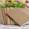 Revistas de viagem de viagem Kraft Brown Brown Notebooks brancos marrons macios para viajantes estudantes e caderno de esboço de escritório