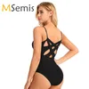 MSEMIS KVINNOR Vuxen Criss Cross Shelf Bra Ballettklänning Dansare Ballett Leotards För Kvinnor Ballerina Gymnastik Leotard Dancewear