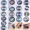 Silke Protein Falska ögonfransar 3D Soft Extension Cross Black Long Full Strip Eye Lashes Makeup Eyelash Extensions 31 stilar