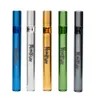 109 MM Long Verre One Hitter Tabac Fumer Pipe Herbe Fumer Un Frappeur Mix Couleur Verre Pirogue Pipe