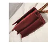 Pink sugao designer shoulder bag women luxury crossbody bags small and square bags red handbag new style pu shoulder bag fashion chain bags