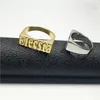 Blokringen voor mannen hiphop sieraden custom naam ring goud gepersonaliseerde Anelli Donna vriendschapscadeau roestvrij staal