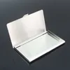 Creative Card Case Stainless Steel Aluminum Holder Metal Box Cover Credit Men Business Card Holder Card Wallet