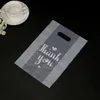 Thank You Plastic Gift Bag Bread Storage Shopping Bag with Handle Party Wedding Plastic Candy Cake Wrapping Bags WB2177