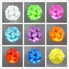 Freeshipping 10 Sets Promotion PP DIY Modern Pendant Ball 25/30/40CM Novel IQ Lamp Shade Jigsaw Puzzle Lights LED Ceiling Lampshade for Bar