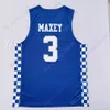 coe1 Custom Kentucky Basketball Jersey NCAA College Tyrese Maxey Immanuel Quickley Hagans Fox Gilgeous-Alexander Towns Wall Davis Rondo Murray