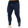 Pantaloni da jogging da uomo Pantaloni sportivi da uomo in cotone con giunture stampate Tuta da uomo casual Pantaloni sportivi da tasca Pantaloni sportivi da lavoro