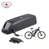 Liten Hailong Downtube E-Bike 36V litiumjonbatteri för 250W 350W 500W elektrisk cykelbateria litio 36V