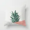 Poszewka na poduszkę Różowy Geometry Geometryczne Ananas Glitter Poliester Sofa Dekoracyjna poduszka Pokrywa do wystroju Home 45x45cm Żółty Brzoskwinia Velvet Poduszka