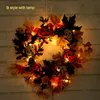 Halloween Party Decoration Wreath Simulation Garland hängande Display Window Decin Pumpkin Skull Halloween Wreath DBC VT08468829086