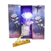 Romantyczna Kolorowa Led Wróżka Rose Sztuczne Galaxy Kwiaty Dla Dziewczyny Przyjaciel Walentynki Gift Wedding Party Home Decor1