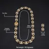 Новая модная мужская золотая блестящая цепочка с бриллиантами в стиле хип-хоп, кофейные зерна, свиной нос, Cban, ожерелье-цепочка, персонализированные рэперские цепочки для парней5449468