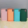 Coque de téléphone en Silicone Liquide calssic pour iPhone 11 Pro Max Coque Arrière Souple Couleur Pure pour Apple 7 8 Plus XR XS 12 pro 13 14 pro max