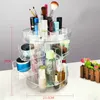 Storage Boxes Bins 360degree Rotating Drawer Makeup Box Brush Holder Jewelry Organizer Case Transparent Acrylic Cosmetic Box12792572