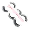 3D Mink Eyelashes Dikke Natuurlijke Valse Wimpers Lange Wimper Extension Faux Fake Eye Washing Make-up Tool met pincet 3pairs / set RRA2513