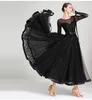 Competition Ballroom Dresses Waltz Costumes Foxtort Dress Standard Green Dance Wear Women