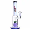 K130 tall bong scientific glass water pipe 13 inch big thick glass water bong pineapple perc dab rig with 14mm bowl