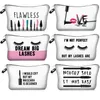 Digital Bride Makeup Bags Girls Brides Toiletry Pouch Lipstick Eyelashes Cosmetic Bag Christmas Birthday Party Gift for Girl