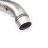Pour Kawasaki Z800 2013-2016 système d'échappement de moto tuyau de connexion tuyau moyen lien tuyau de silencieux Tube de queue en acier inoxydable