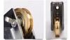 Balcony Sliding Plastic Steel Door Pulley Aluminum Alloy Screen Window Brass Wheel Mute Roller Hardware part