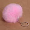 8 cm fausse fourrure boule porte-clés pompon moelleux belle porte-clés porte-clés mignon Pom Pom Porte Clef pour femmes sac breloque jouets cadeau