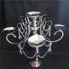 Tall Metal 5 ARM Candelabra ljuskrona Votive Gold Candle Holder Bröllopsbordet Centerpiece Dekorationer Tillbehör