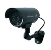 Fausse caméra de vidéosurveillance de sécurité factice extérieure étanche leurre émulationnel IR LED Flash sans fil rouge Led caméra de surveillance factice