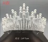 Princesa pérolas casamento tiara de noiva strass cabeça peças cristal nupcial headbands acessórios para o cabelo festa à noite vestidos de noiva 332l