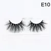 25 mm de long 6d Mink Hair Faux Cils pour faire de la version allongeante des cils à la main avec la boîte 15style DHL 8253058