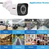 ANSPO 4CH 1080p CCTVセキュリティカメラシステム5 in 1 DVR Ircut Home Surveillance防水屋外白色2238615