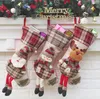 48.5x22cm犬足のクリスマスのストッキングクリスマスクリスマスペンダントの装飾キッズギフトバッグキャンディーバッグストッキング新年のプロップソックスは写真を入れることができます