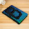 تصميم جديد Creative Mermaid Magic Sequins Notebook Travel Journal Travel Glitter Sequin Office Notepads School Diary Stationer5997006