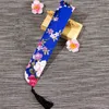 중국어 스타일 접는 손 가방 폴리 에스터 직물 수공예품 파우치 핸드 팬 커버